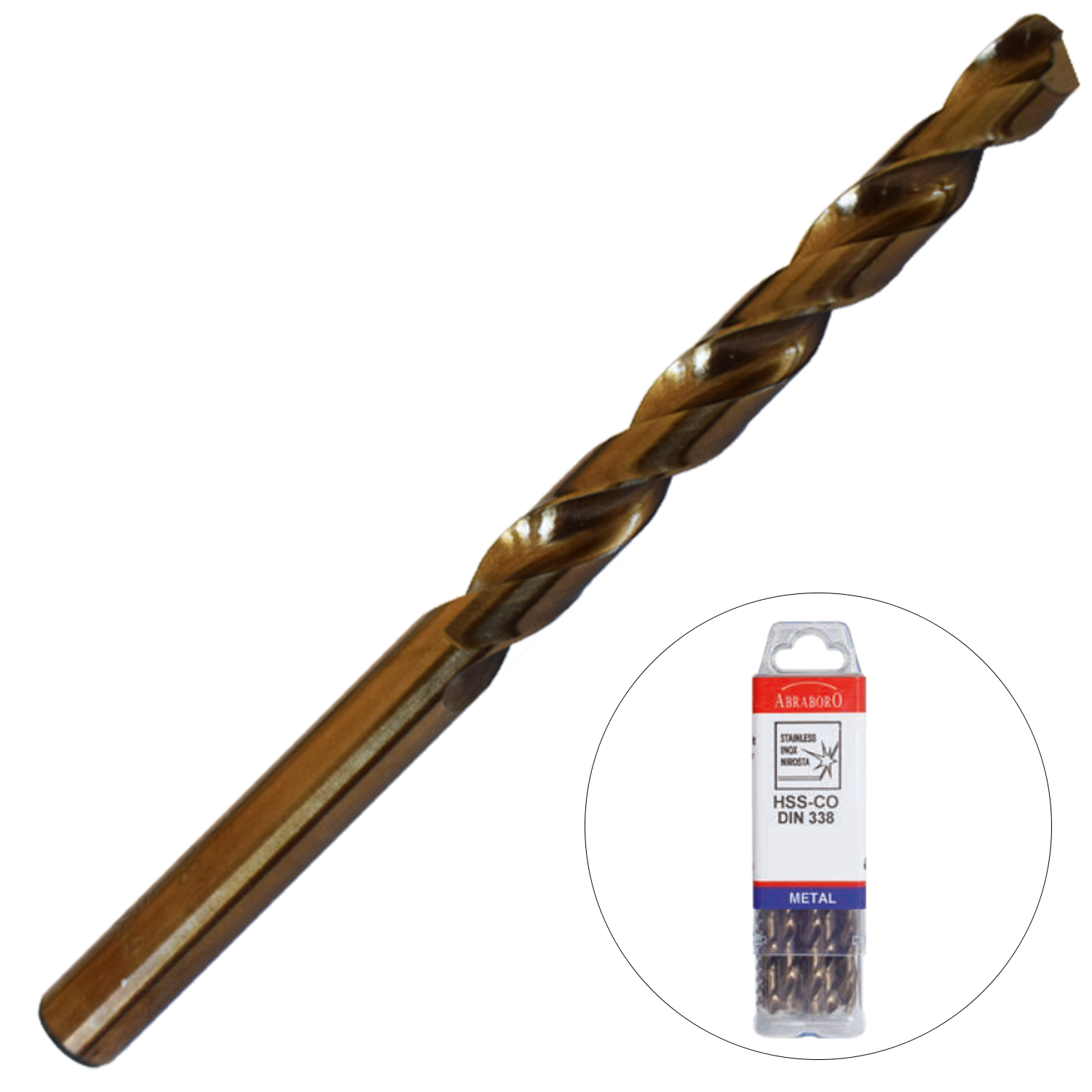 Abraboro 9.1 x 125 / 81 mm HSS-Co fémcsigafúró X-Pack, 10 db/csomag termék fő termékképe