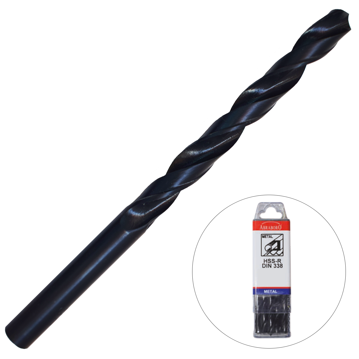 Abraboro 0.6 x 24 / 7 mm HSS-R fémfúró X-Pack, 10 db/csomag termék fő termékképe