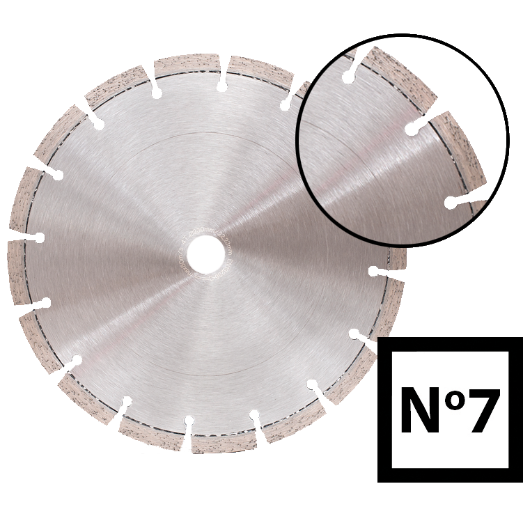 Abraboro 150 x 22.23 mm No.7 univerzális gyémánttárcsa termék fő termékképe