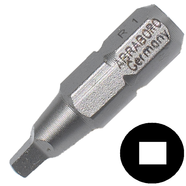 Abraboro SQ 1 x 25 négyszög SUPRA bit, 10 db/csomag termék fő termékképe