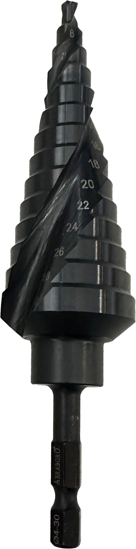 Abraboro HSS-TiAIN lépcsős fúró E 6.3 IMPACT, 4.0 - 30.0 mm termék fő termékképe