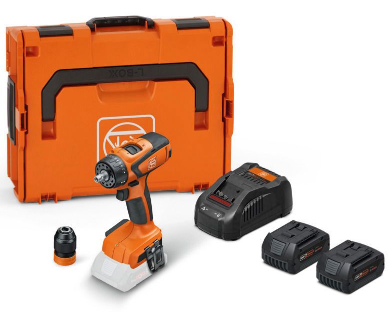 Fein ASCM 18 QSW AS akkus fúró-csavarozó (2 x 5.0 Ah Li-ion akkuval, L-BOXX-ban) termék fő termékképe