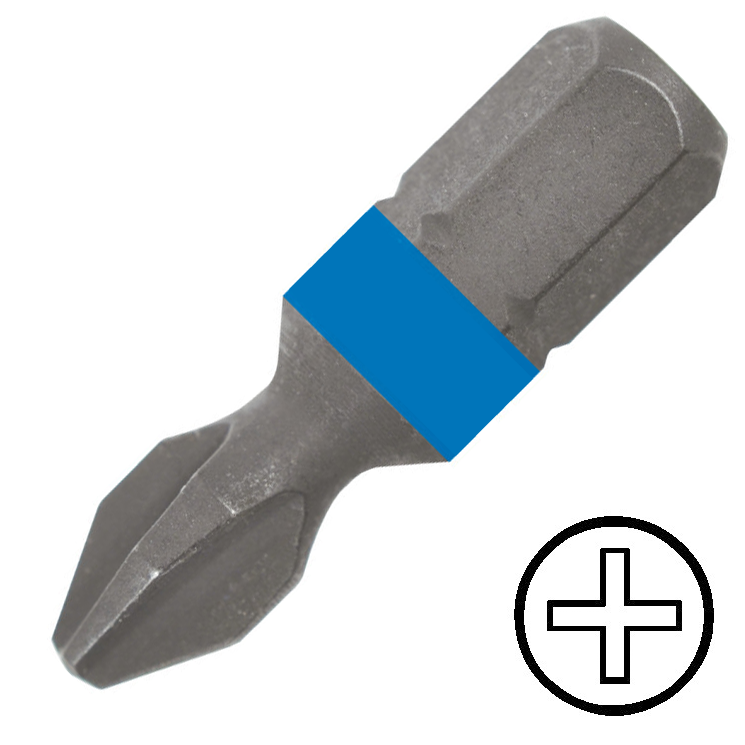 KENNEDY No.1 kereszthornyos csavarhúzó bit 1/4" hatszög illesztéssel, 25 mm termék fő termékképe