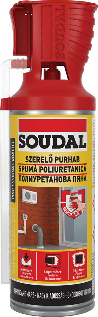 Soudal Kézi purhab Genius Gun fejjel, 300 ml termék fő termékképe