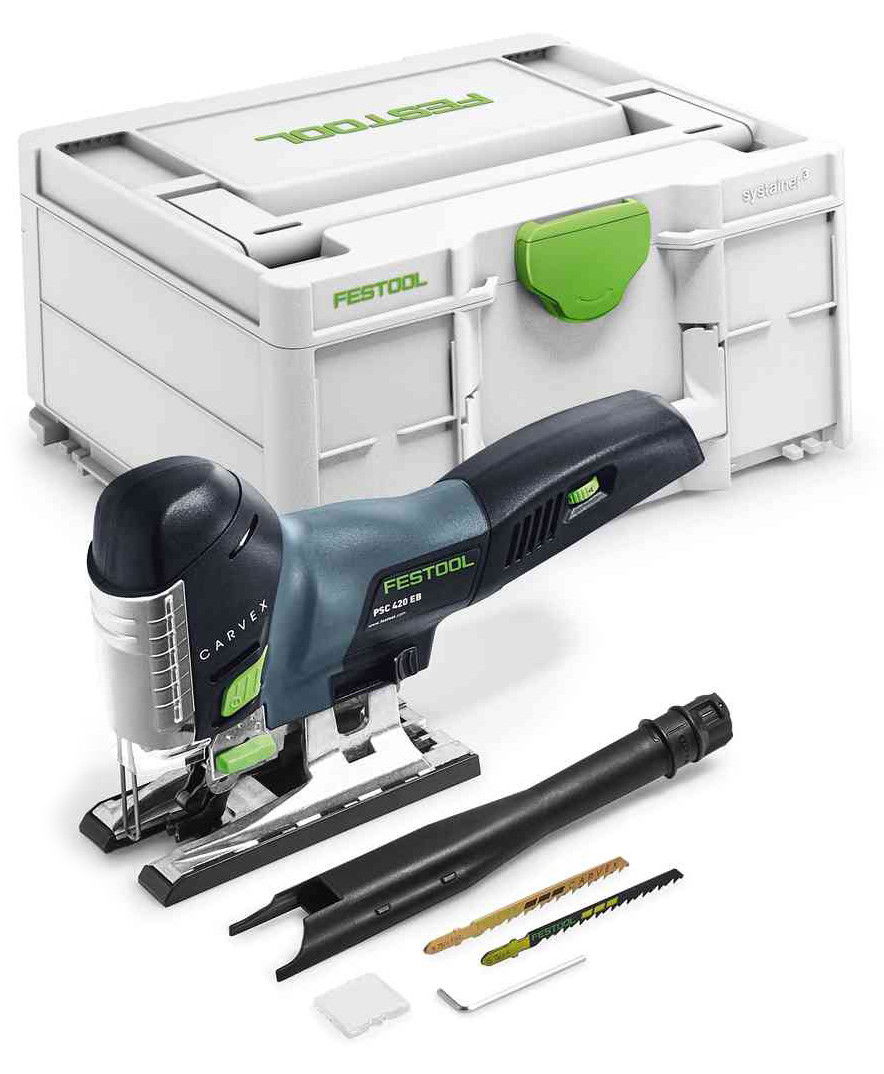 Festool CARVEX PSC 420 EB-Basic akkus szénkefe nélküli markolatfogantyús szúrófűrész (akku és töltő nélkül) termék fő termékképe