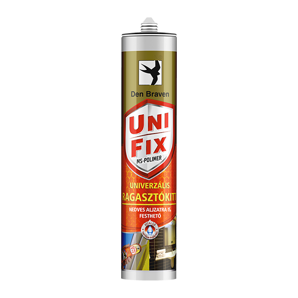 Den Braven MS Unifix tömítő-ragasztó, szürke, 290 ml termék fő termékképe