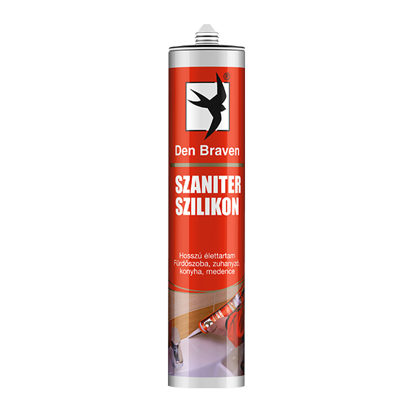 Den Braven Szaniter szilikon, világos szürke - manhattan, 280 ml termék fő termékképe