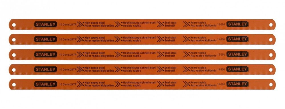 Stanley 2-15-906 RUBIS fémfűrészlap 24 TPI x 300 mm, 5 db/csomag termék fő termékképe