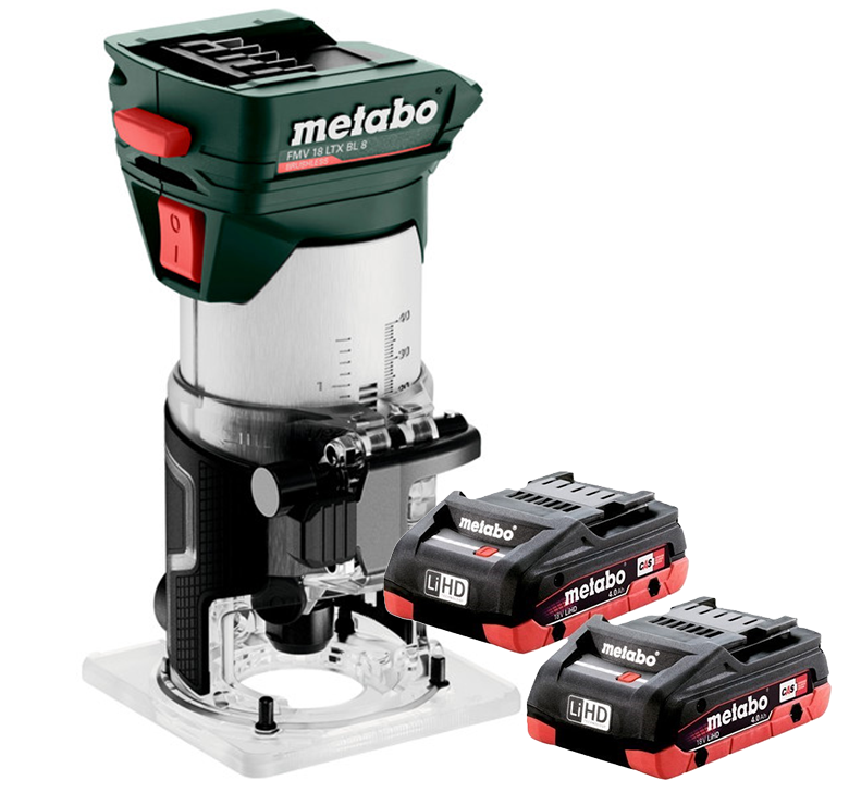 METABO FMV 18 LTX BL 8 akkus élmaró (2 x 4.0 Ah LiHD akkuval, metaBOX kofferben) termék fő termékképe
