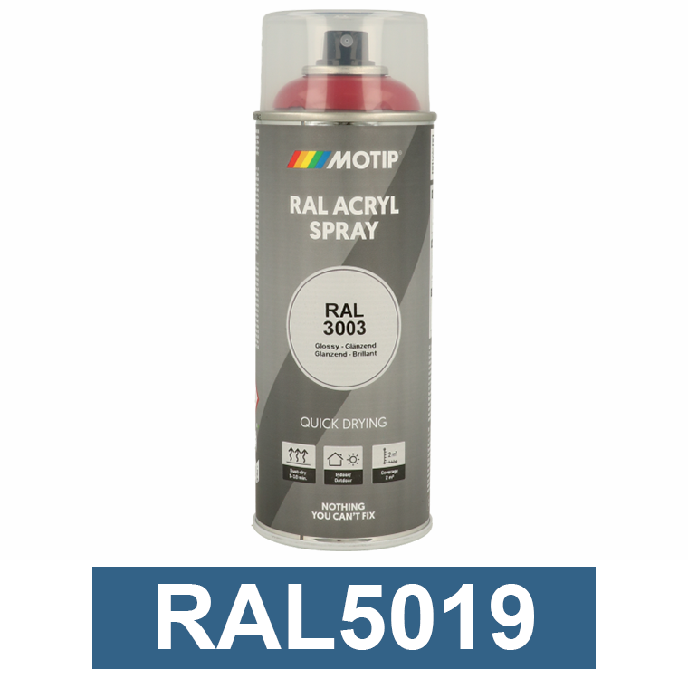 Motip Ipari festék spray, RAL5019, 400 ml termék fő termékképe