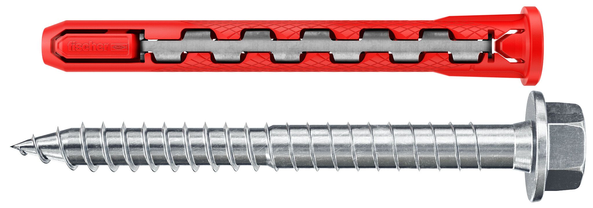Fischer HybridPower műanyag-acél dübel 10 x 90 FUS - hatlapfejű csavarral, 50 db/csomag termék fő termékképe