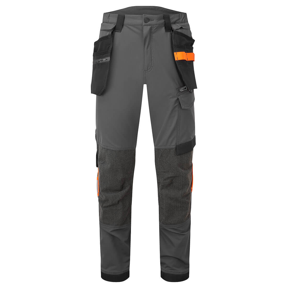 Portwest EV440 - EV4 Stretch Holster nadrág lecipzározható lengőzsebbel, mole szürke termék fő termékképe
